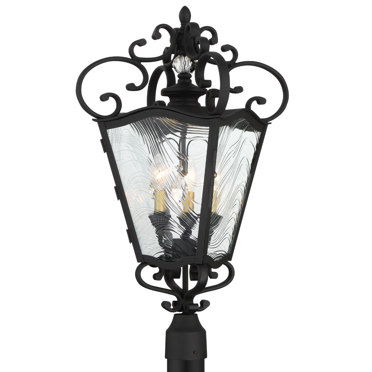 Brixton Ivey 23 in. 2 lights Lantern Head Sand Coal with Soft Brass finish