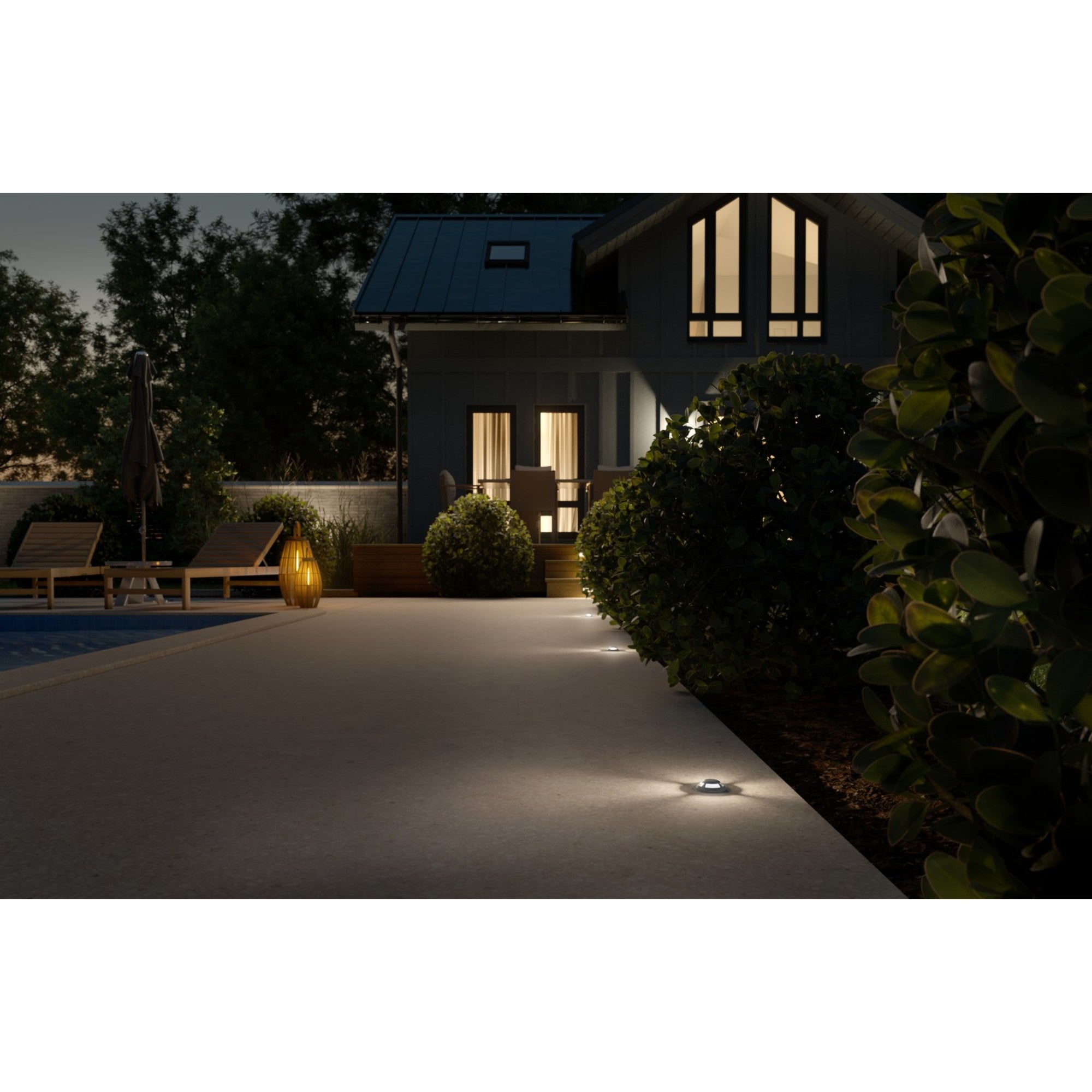 LED Landscape In-Ground 200 Lumens Brass 3000K - Bees Lighting
