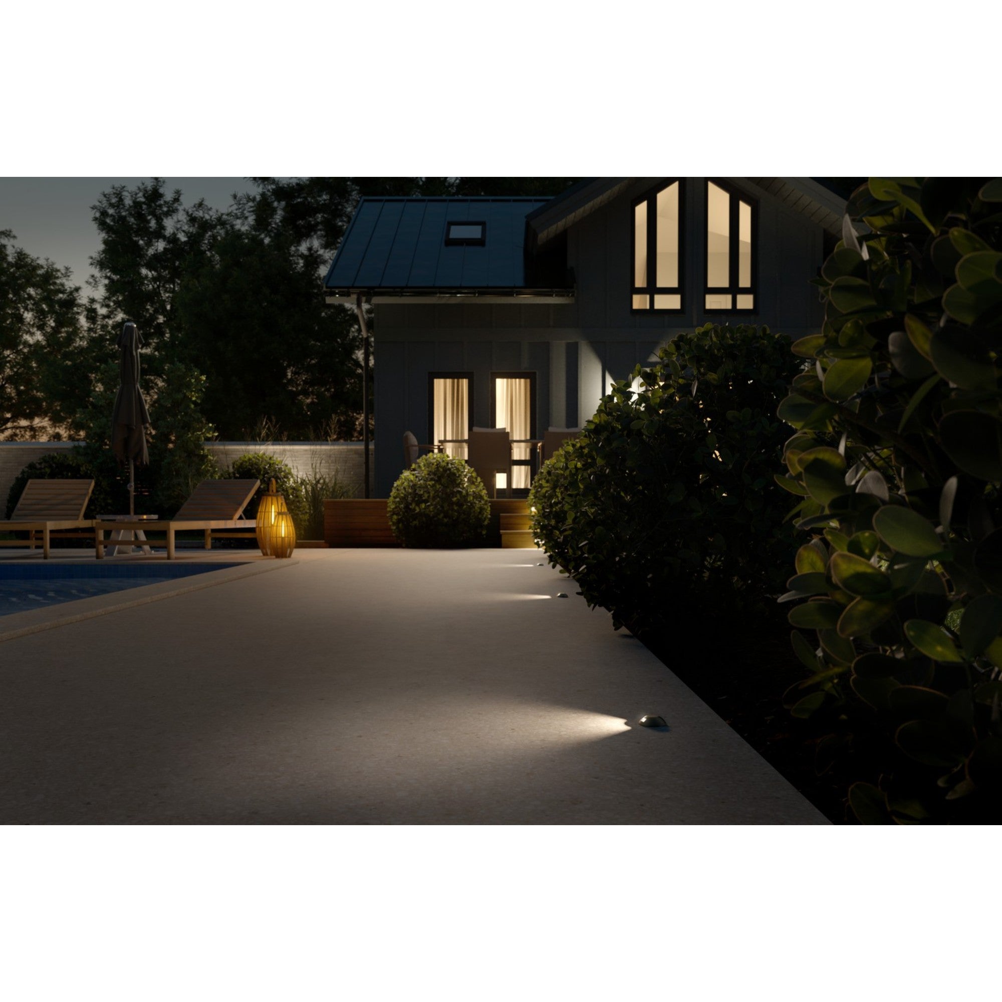 LED Landscape In-Ground 200 Lumens Brass 3000K - Bees Lighting