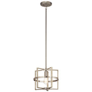 Peyton 12" Pendant, White Washed Wood Finish - Bees Lighting