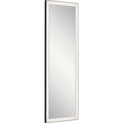 Ryame 20" X 60" LED Mirror, Matte Black Finish - Bees Lighting