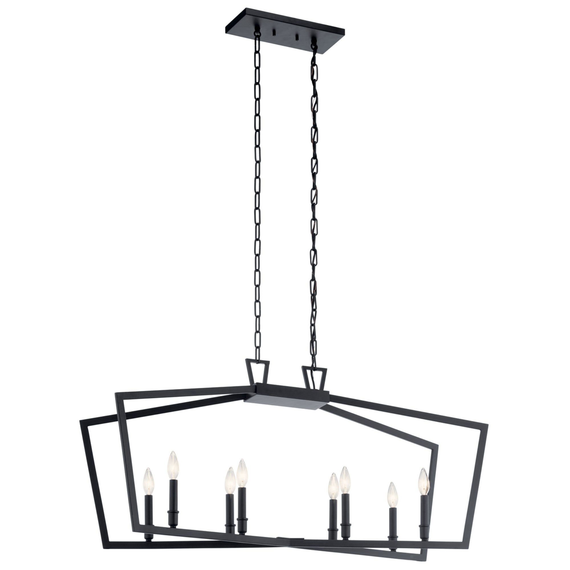Abbotswell 42" 8 Lights Linear Chandelier - Bees Lighting