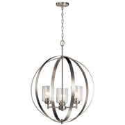 Winslow 31" 3-Light Globe Chandelier - Bees Lighting
