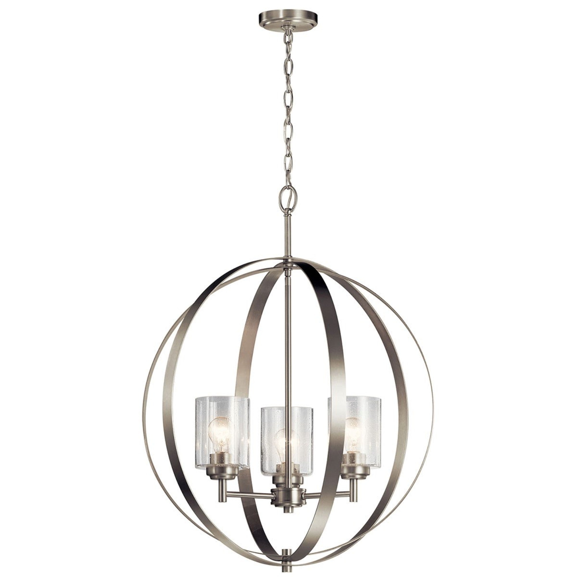 Winslow 31" 3-Light Globe Chandelier - Bees Lighting