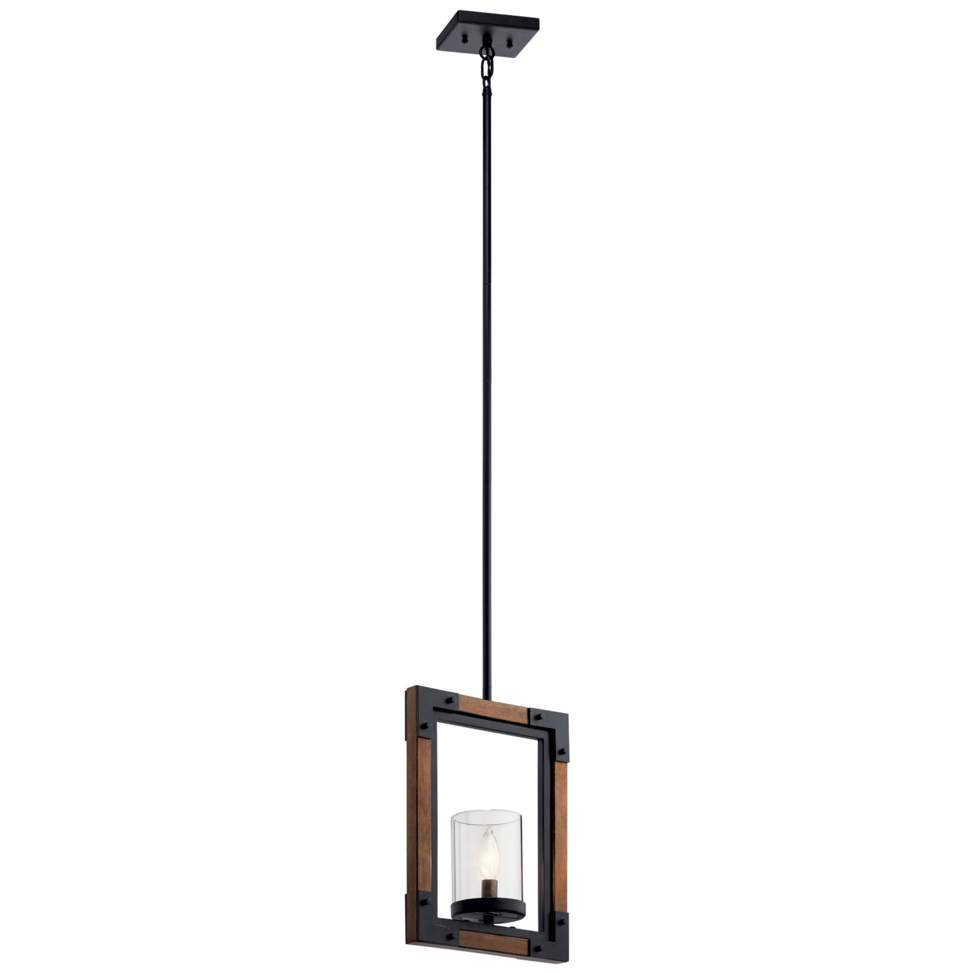 Marimount 11" Mini Pendant, Auburn Stained Finish - Bees Lighting