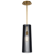 Linara 6" Pendant, Black Finish - Bees Lighting