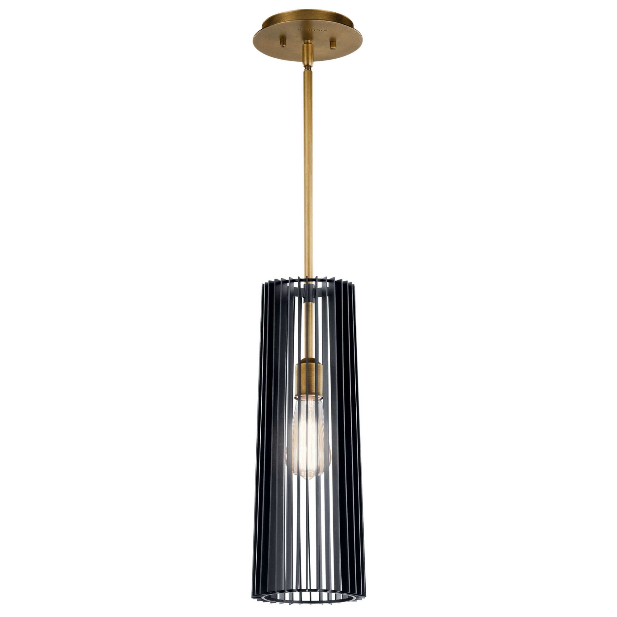 Linara 6 in. Pendant Light Black Finish - Bees Lighting