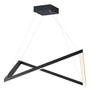 Stealth 21" LED Pendant, Black Finish - Bees Lighting