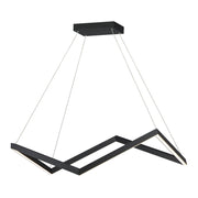 Stealth 35" Linear LED Pendant, Black Finish - Bees Lighting