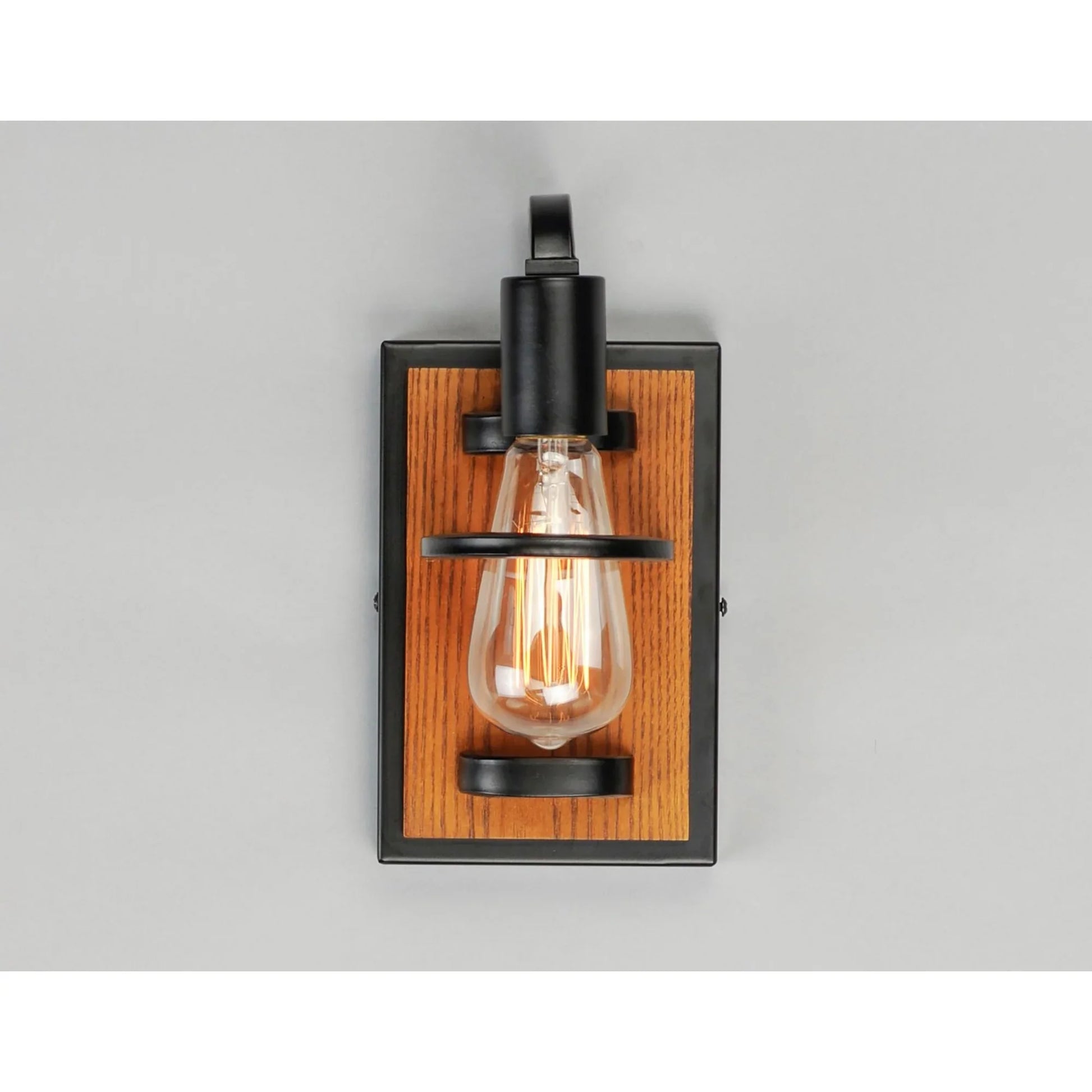 Black Forest 10" Wall Sconce, Black & Ashbury Finish - Bees Lighting