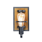 Black Forest 10" Wall Sconce, Black & Ashbury Finish - Bees Lighting