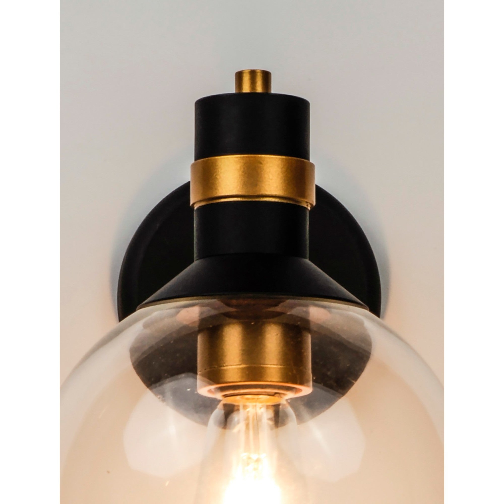 Cabin 11" LED Outdoor Wall Sconce, Bronze & Gold Finish - Bees Lighting