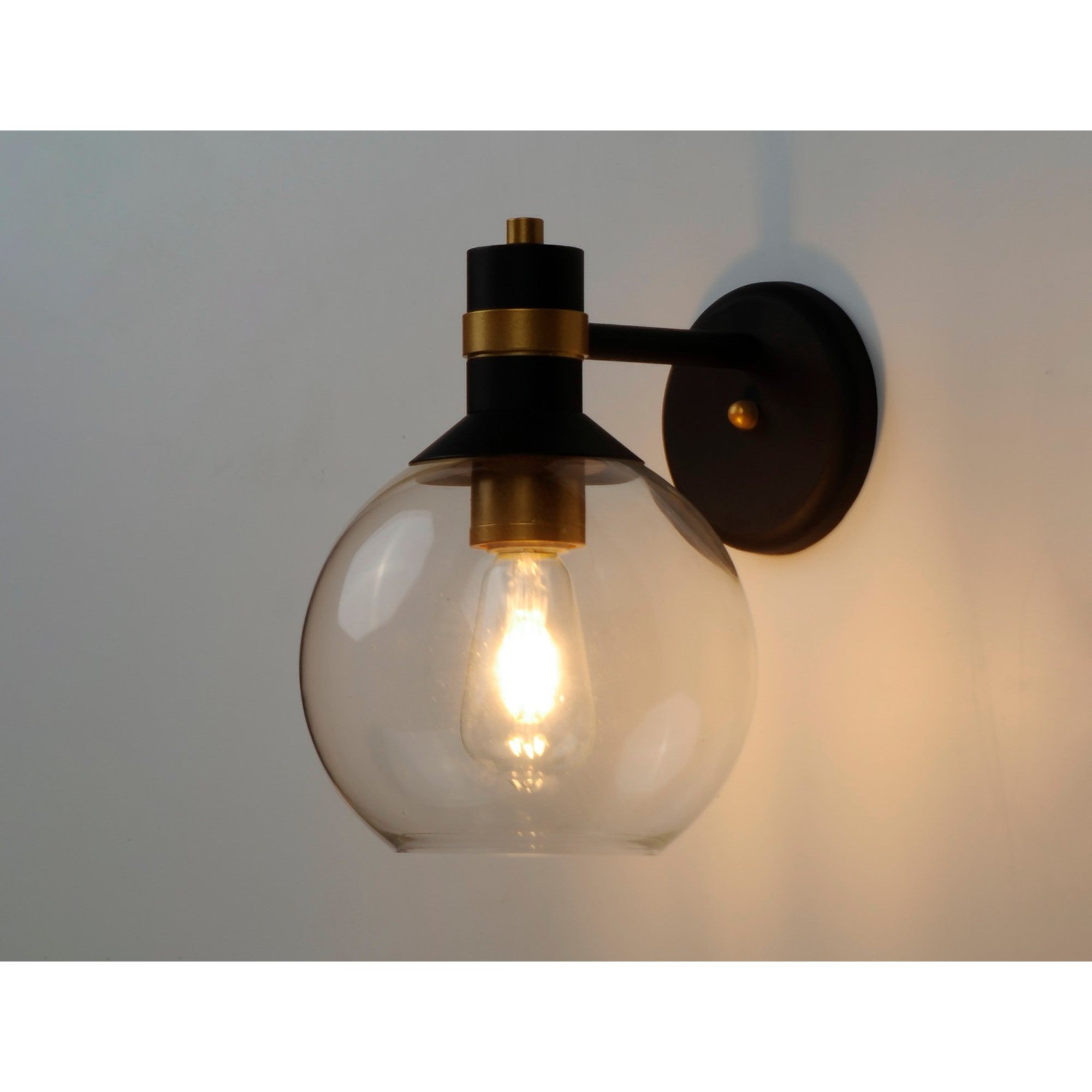Cabin 11" LED Outdoor Wall Sconce, Bronze & Gold Finish - Bees Lighting