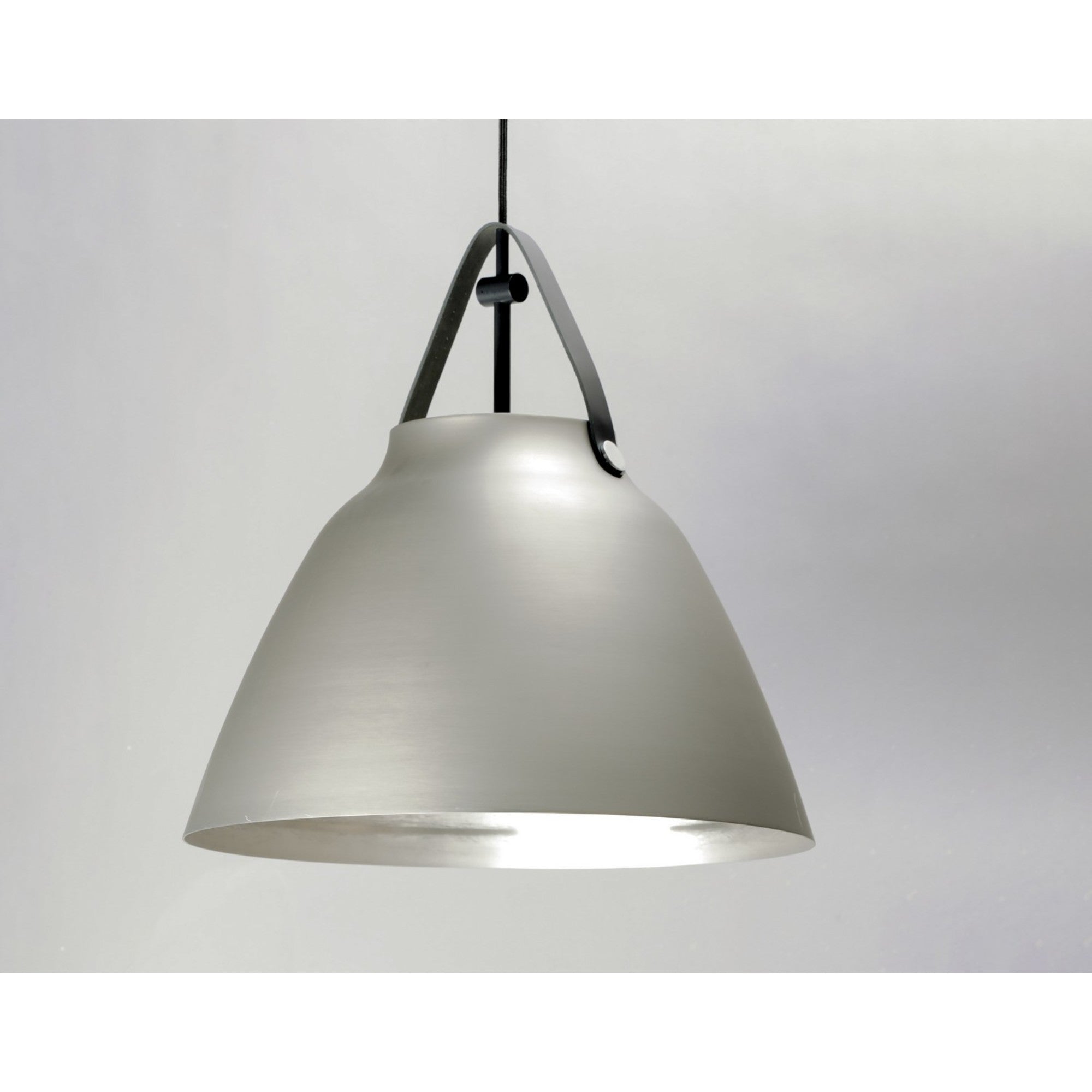 Nordic 15" Pendant, Black / Brushed Platinum Finish - Bees Lighting