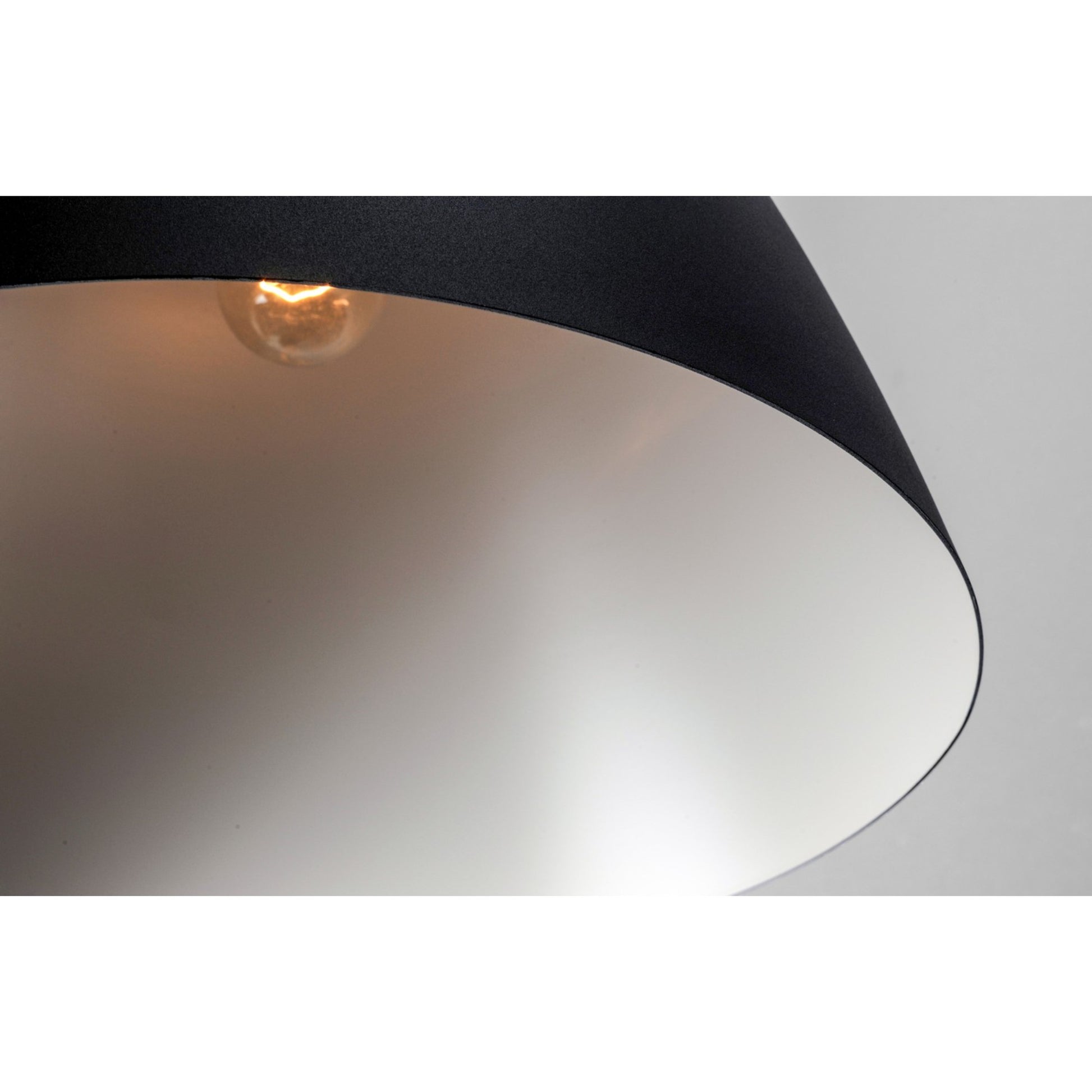 Nordic 20" Pendant, Tan Leather / Black Finish - Bees Lighting