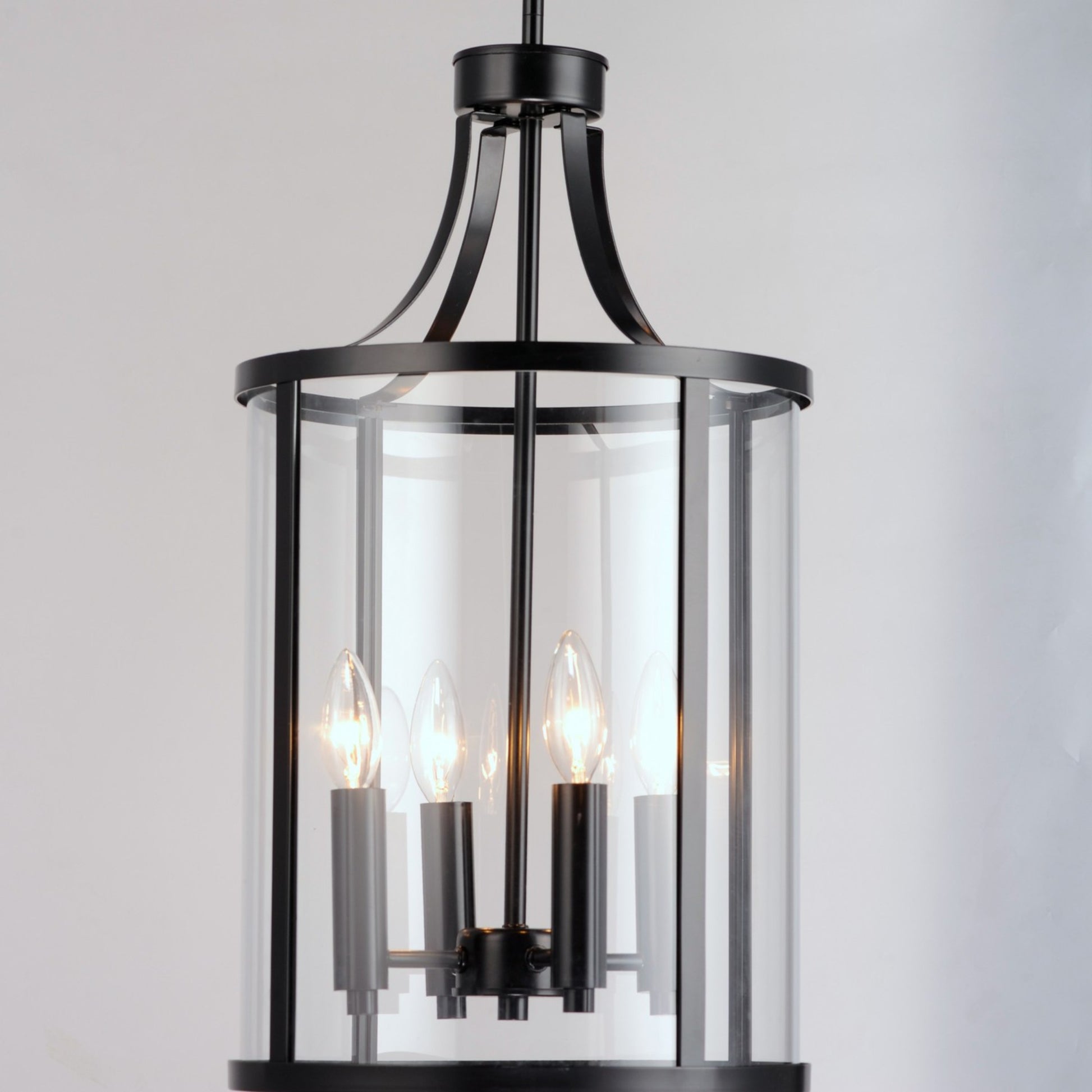 Sentinel 22" 4-Light Pendant, Black Finish - Bees Lighting