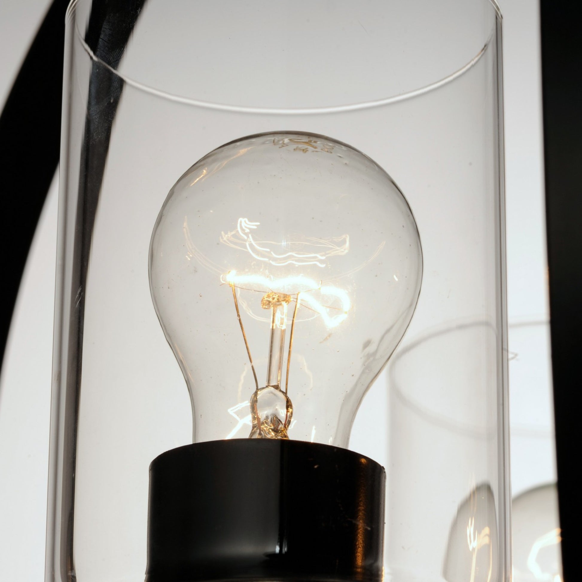 Sentinel 21" 3-Light Pendant, Black Finish - Bees Lighting