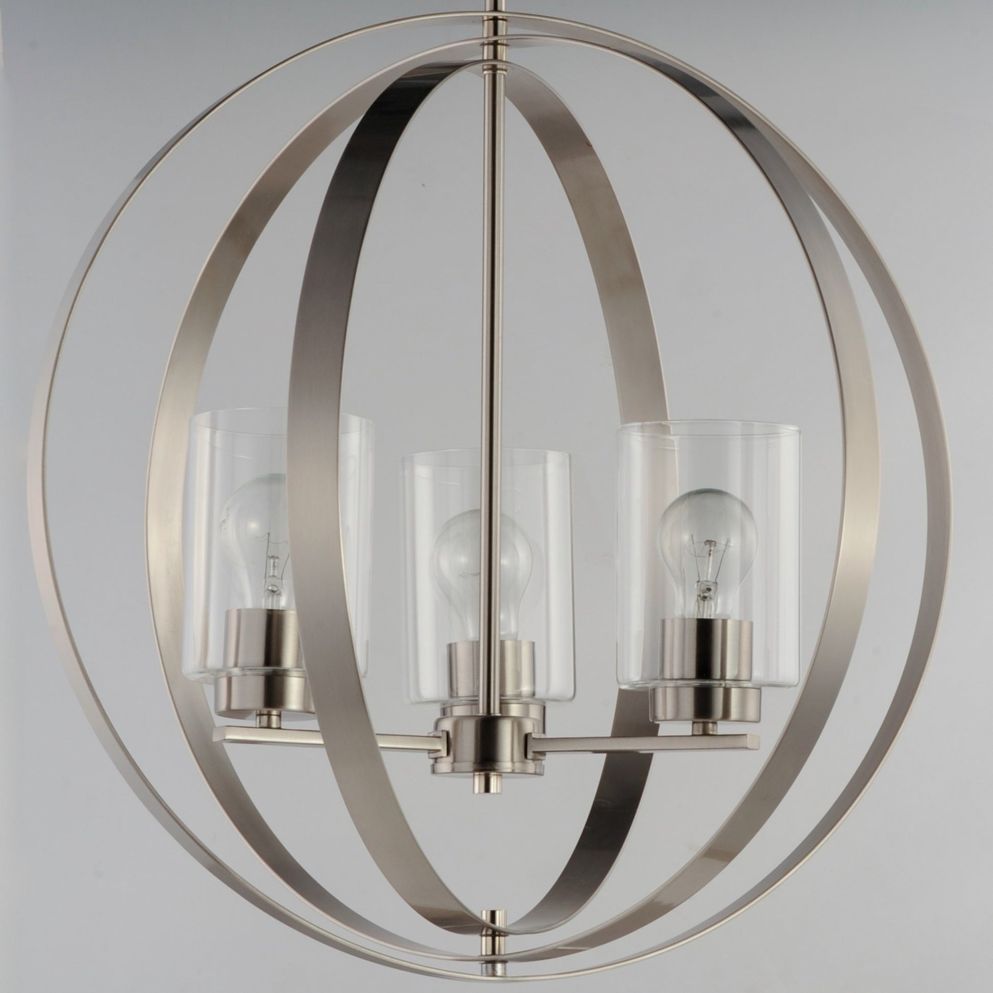 Sentinel 21" 3-Light Pendant, Satin Nickel Finish - Bees Lighting
