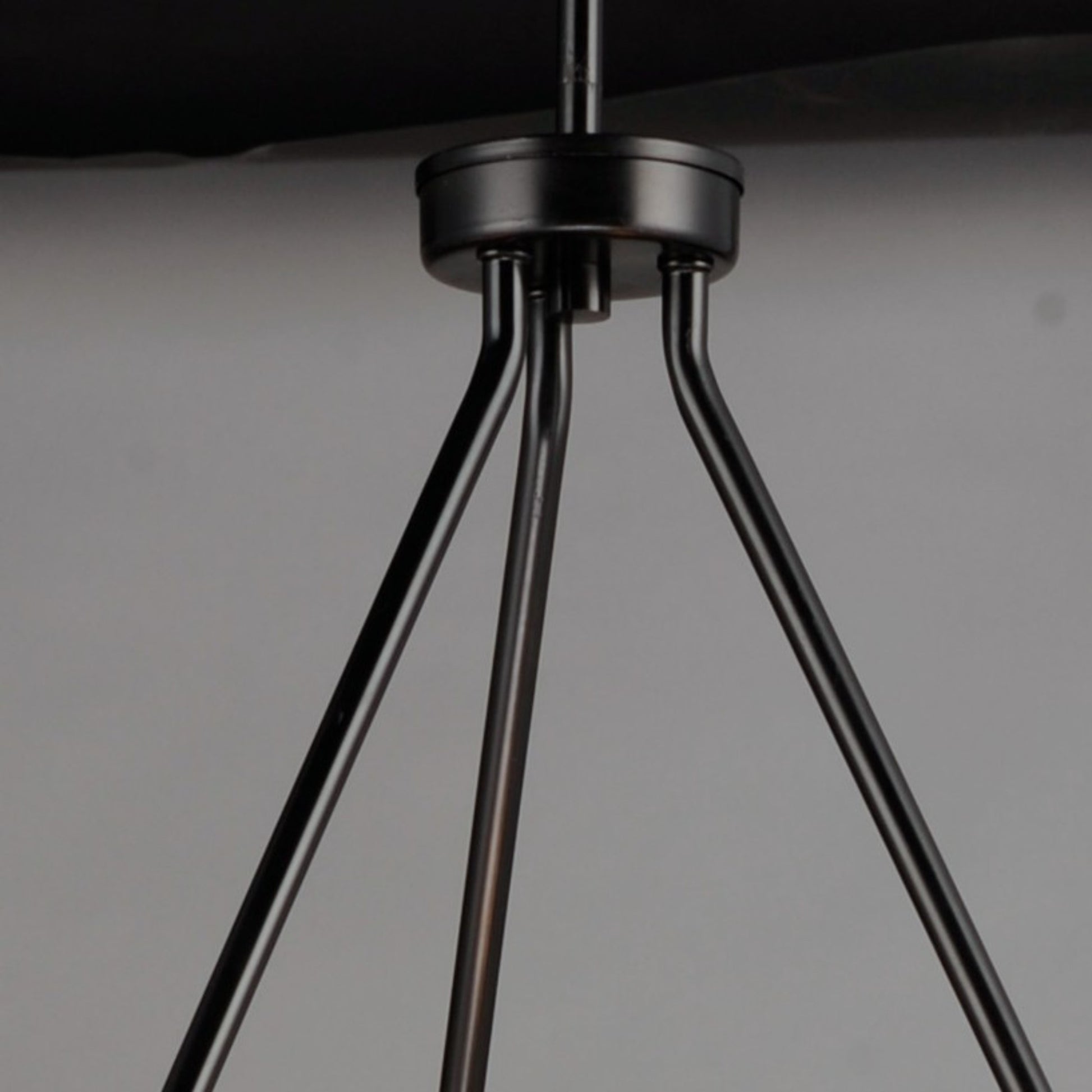 Sentinel 24" 6-Light Chandelier, Black Finish - Bees Lighting
