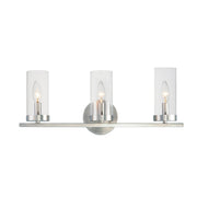 Sentinel 21" 3-Light Bath Vanity, Satin Nickel Finish - Bees Lighting