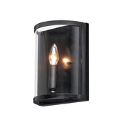 Sentinel 10" Wall Sconce, Black Finish - Bees Lighting