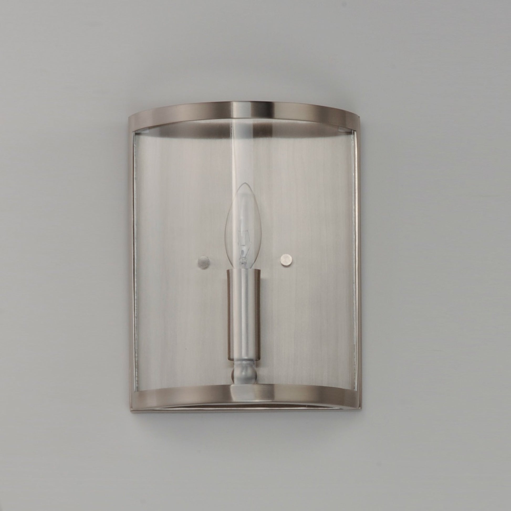 Sentinel 10" Wall Sconce, Satin Nickel Finish - Bees Lighting