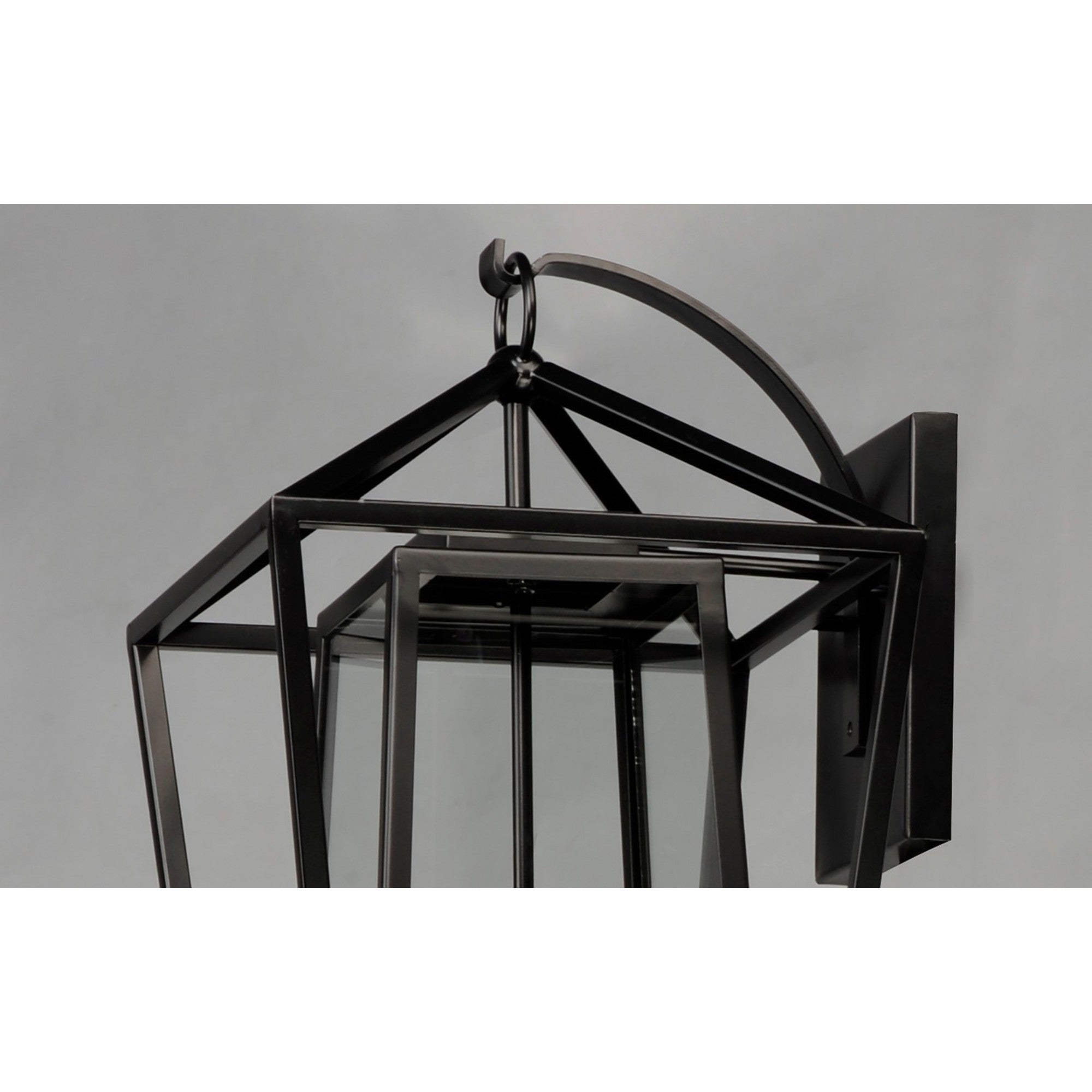 Artisan 21" 3-Light Outdoor Wall Lantern, Black Finish - Bees Lighting