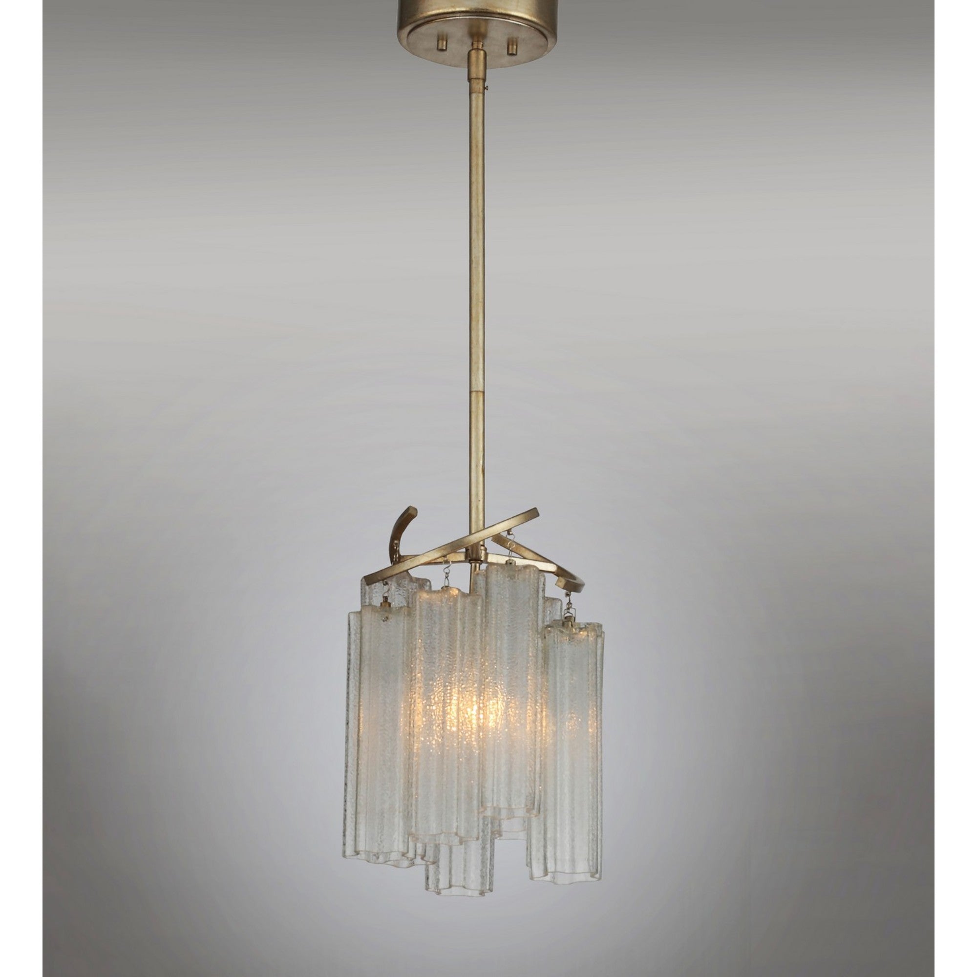 Victoria 14" Pendant, Golden Silver Finish