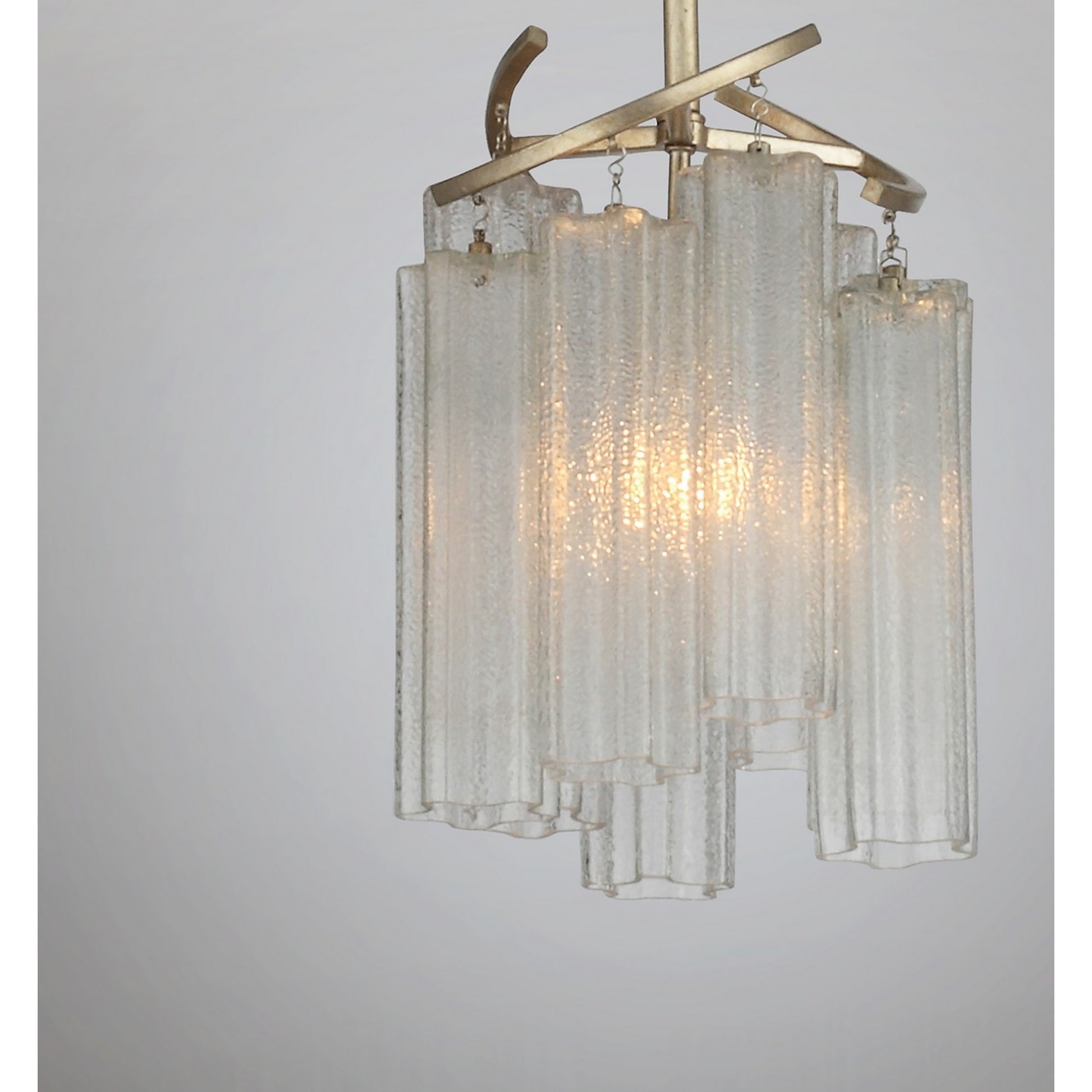 Victoria 14" Pendant, Golden Silver Finish - Bees Lighting