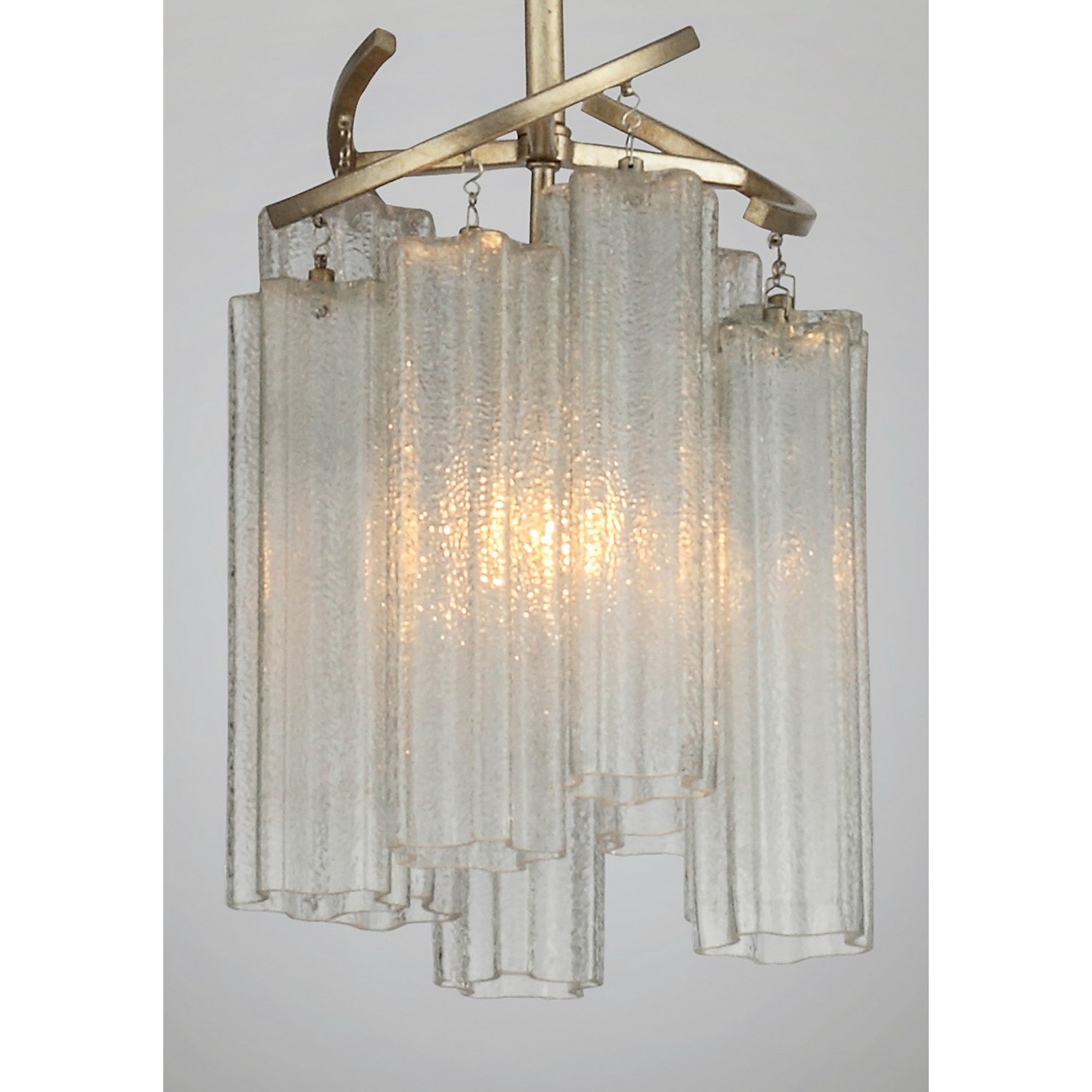 Victoria 14" Pendant, Golden Silver Finish - Bees Lighting