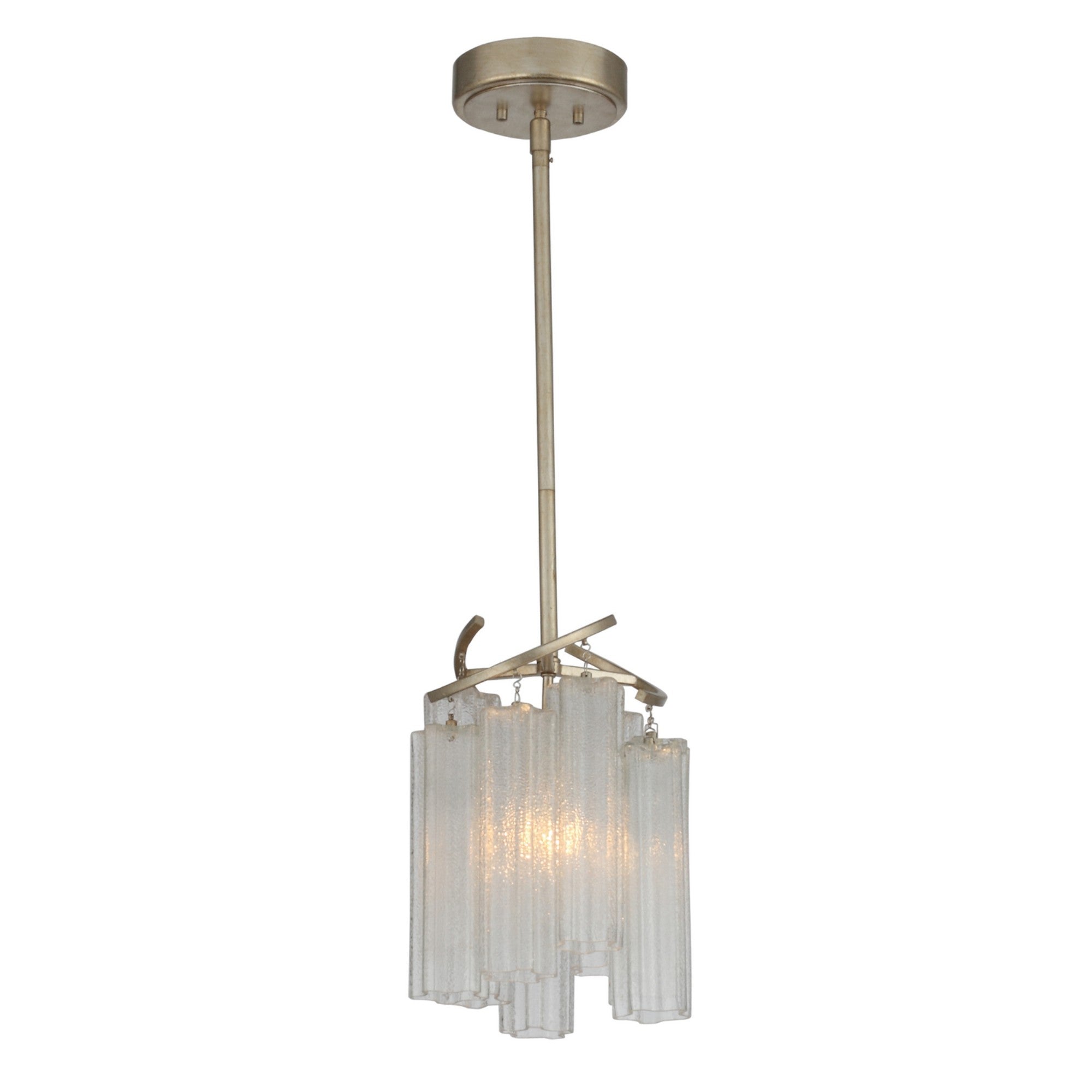 Victoria 14" Pendant, Golden Silver Finish