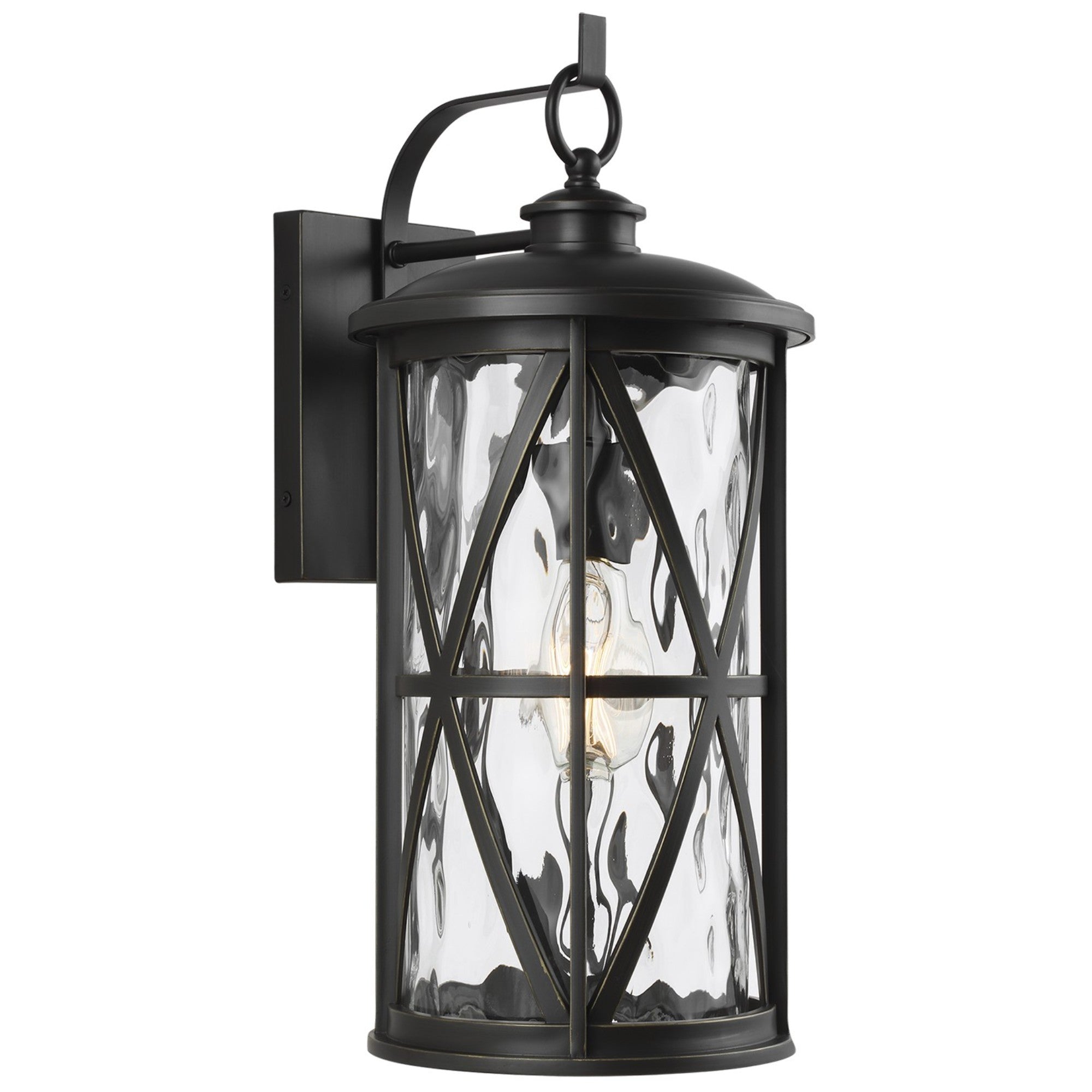Millbrooke 19" Medium Lantern, Antique Bronze Finish - Bees Lighting