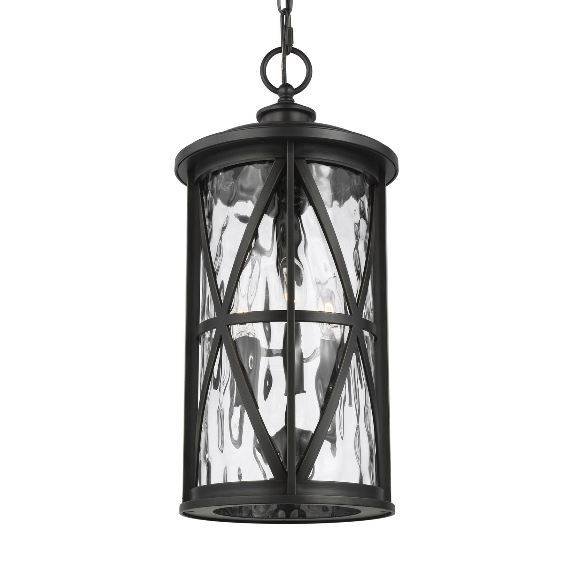 Millbrooke 21" 3-Light Pendant, Antique Bronze Finish - Bees Lighting