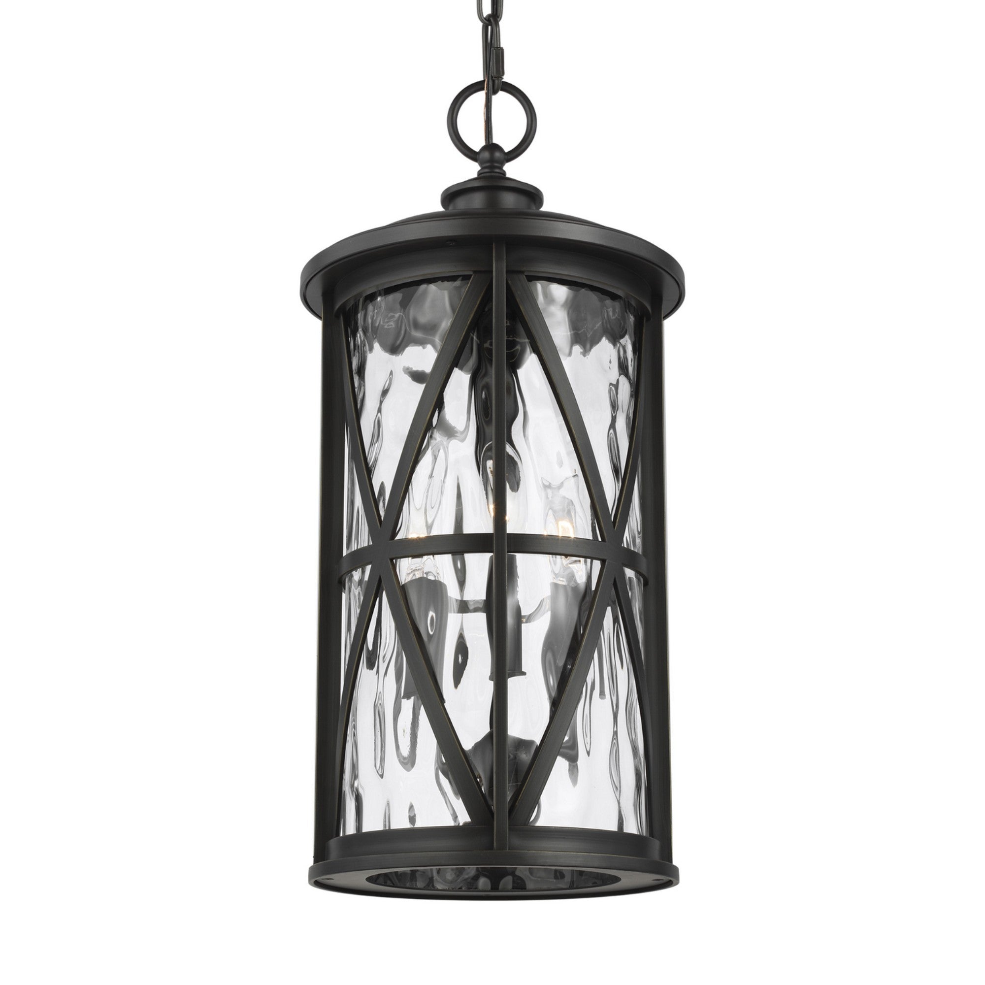 Millbrooke 21" 3-Light Pendant, Antique Bronze Finish - Bees Lighting
