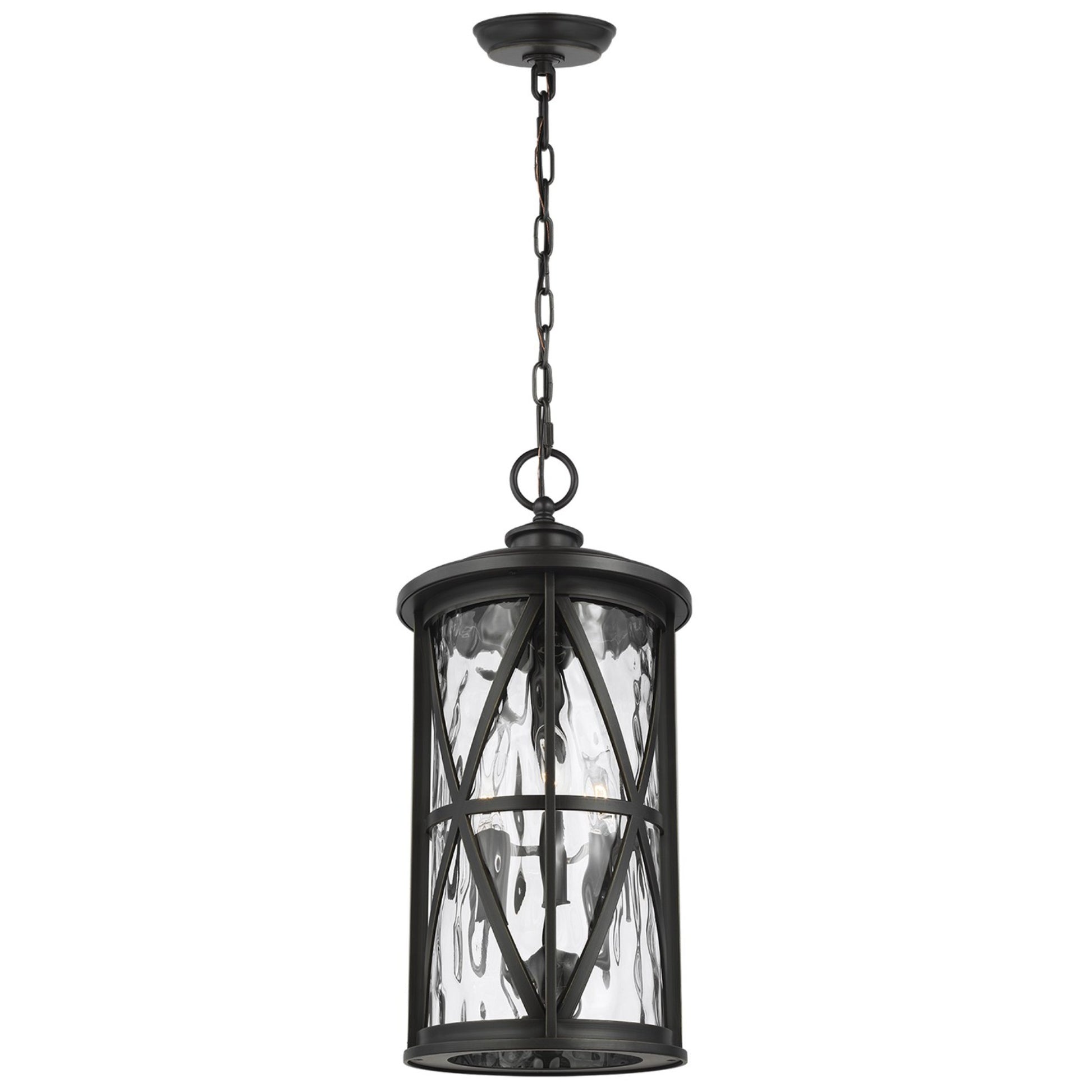 Millbrooke 21" 3-Light Pendant, Antique Bronze Finish - Bees Lighting
