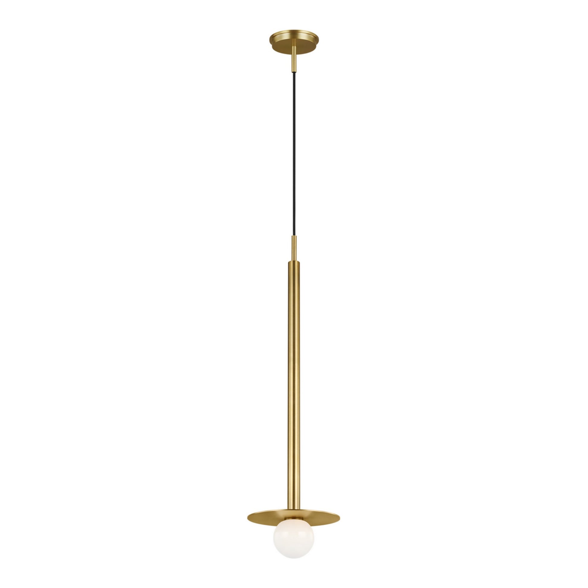Nodes Tall Pendant, Burnished Brass Finish - Bees Lighting
