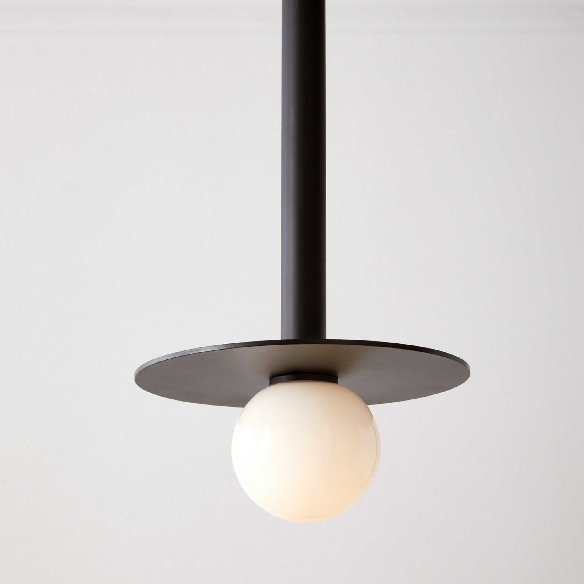 Nodes Tall Pendant, Midnight Black Finish - Bees Lighting