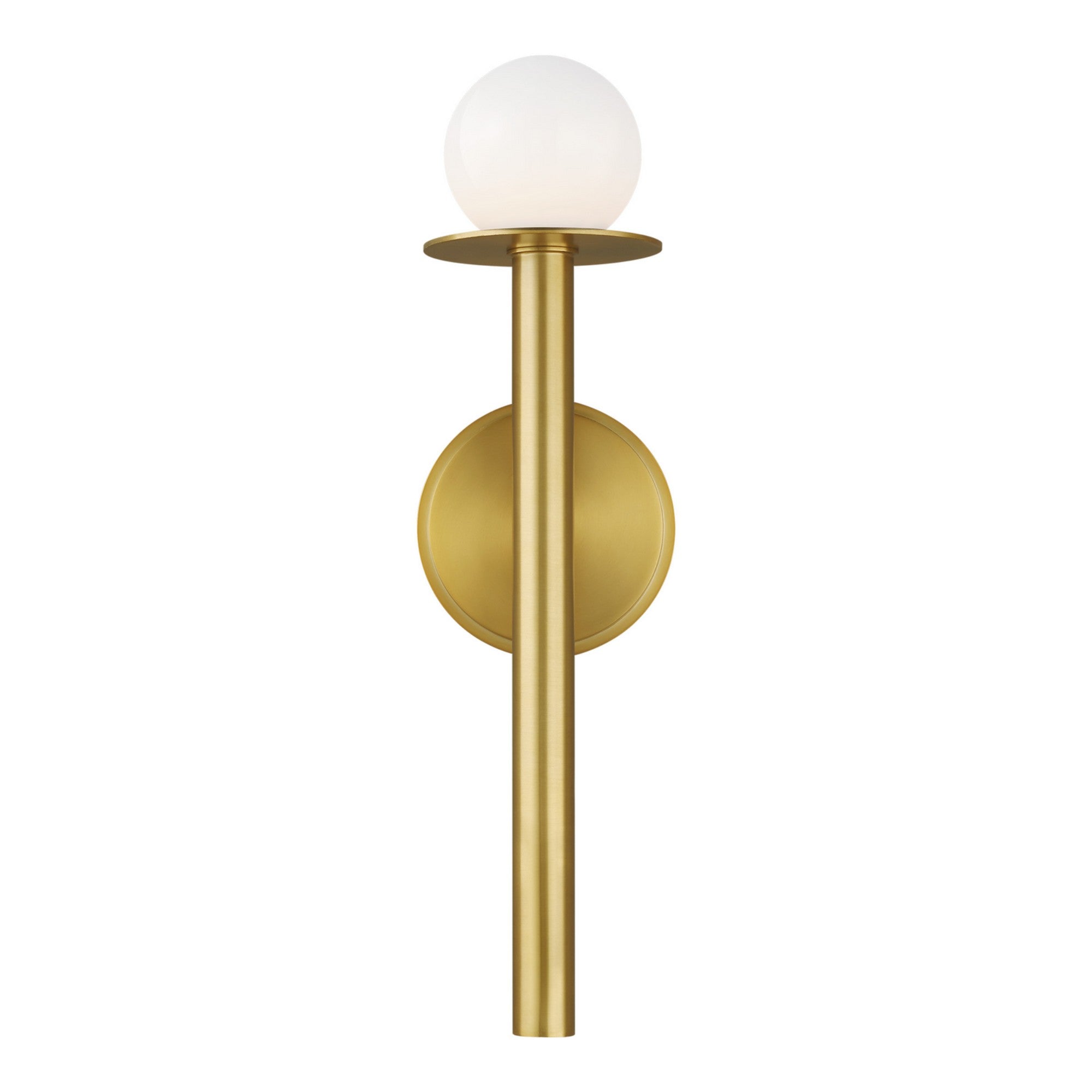 Nodes 17" Single Sconce, Burnished Brass Finish - Bees Lighting