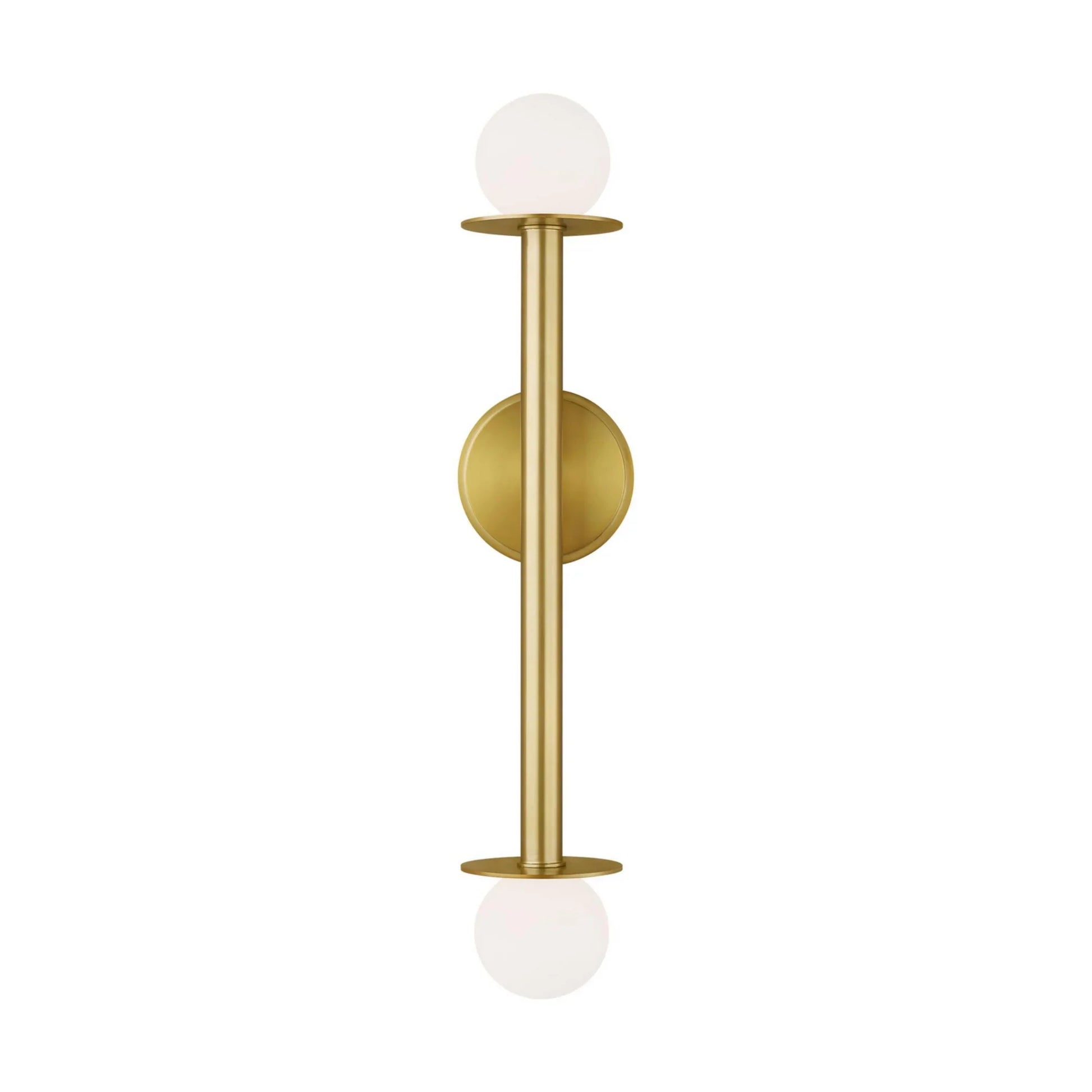 Nodes 24" Double Sconce, Burnished Brass Finish - Bees Lighting