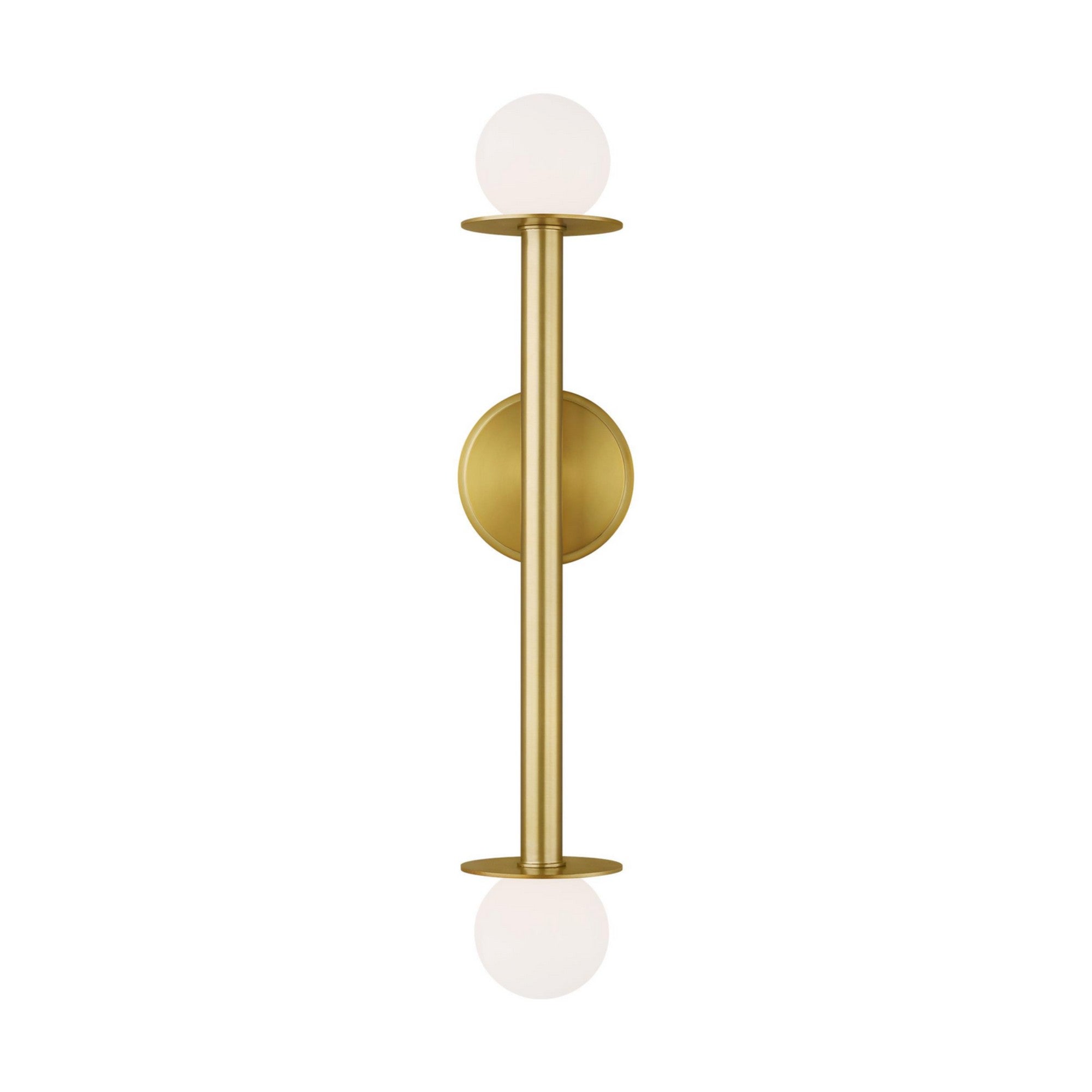Nodes 24" Double Sconce, Burnished Brass Finish - Bees Lighting