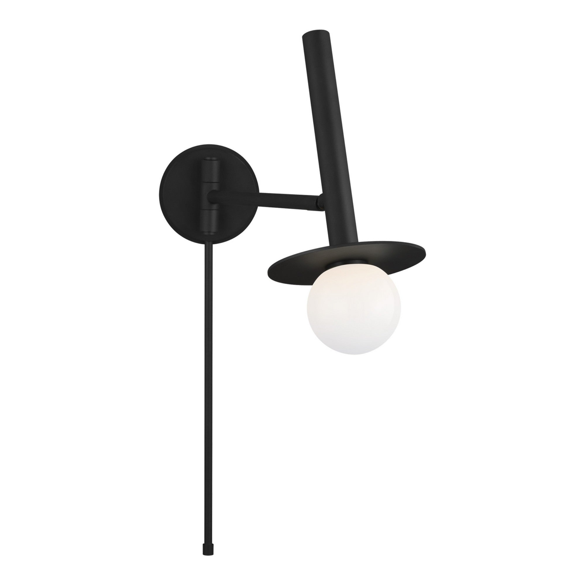 Nodes 24" Pivot Sconce, Midnight Black Finish - Bees Lighting