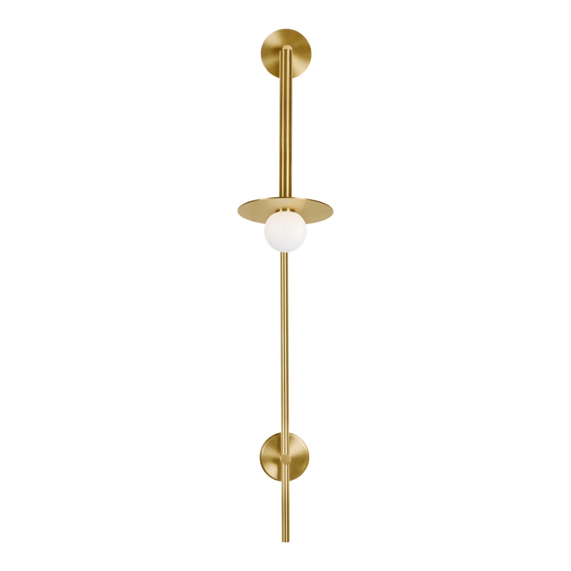 Nodes 48" Large Pivot Sconce, Burnished Brass Finish - Bees Lighting