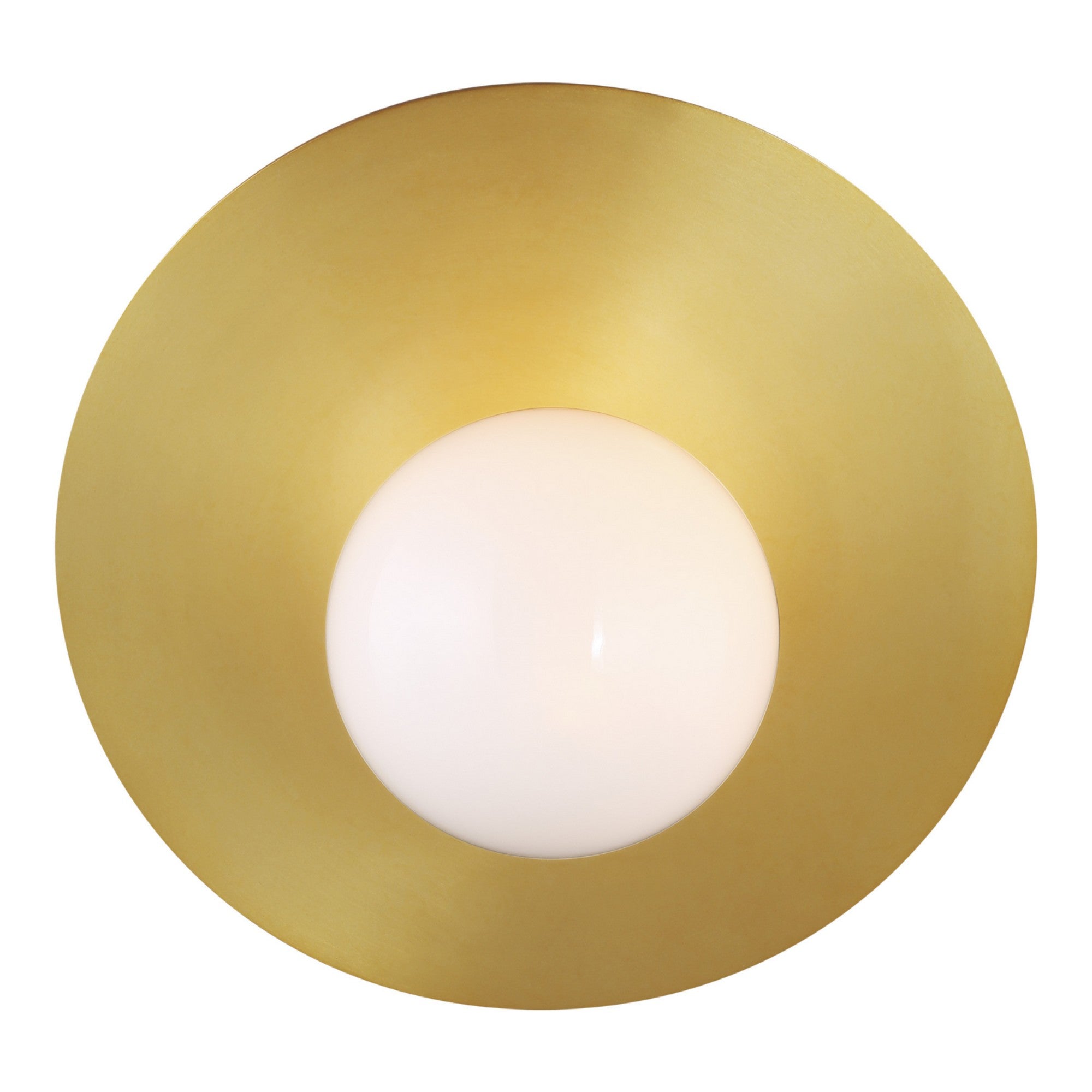Nodes 8" Angled Sconce, Burnished Brass Finish - Bees Lighting