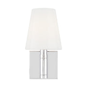Beckham Classic 11" Square Wall Sconce, Polished Nickel Finish - Bees Lighting
