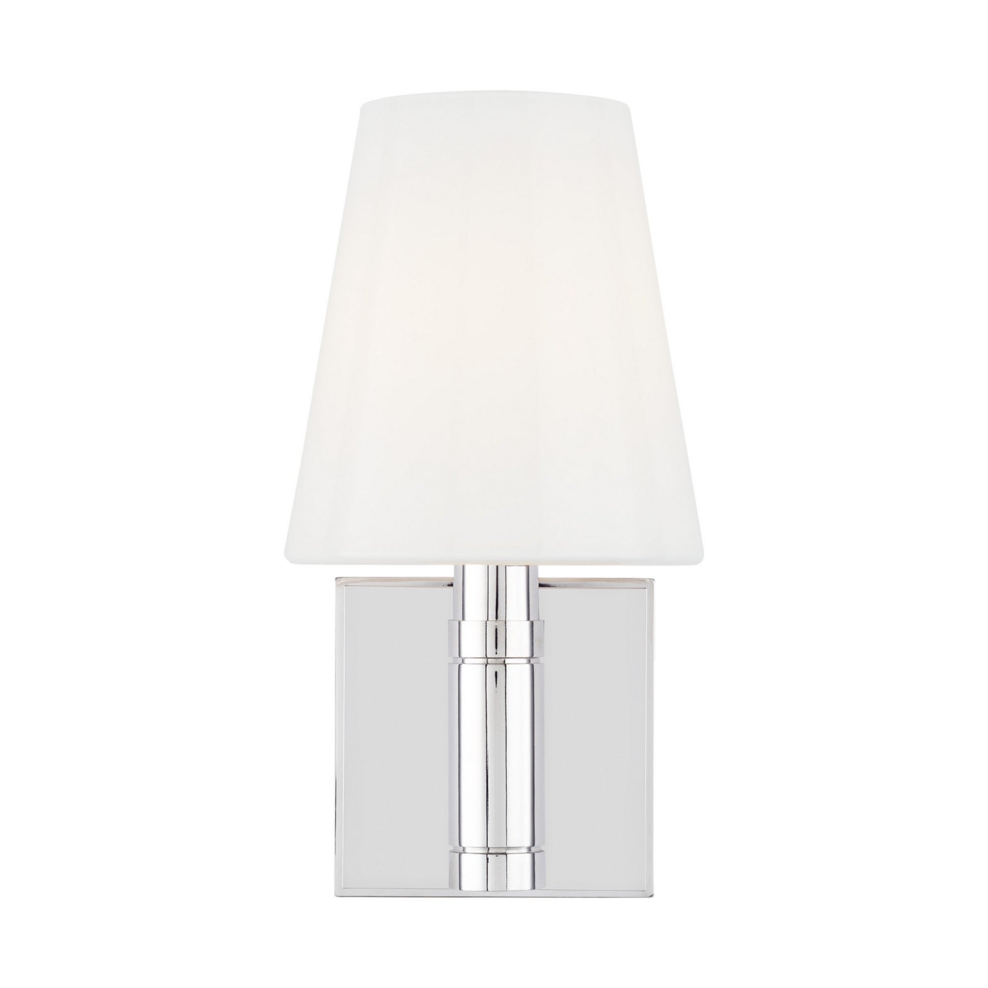 Beckham Classic 11" Square Wall Sconce, Polished Nickel Finish - Bees Lighting
