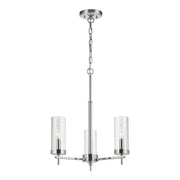 Zire 18" 3-Light LED Chandelier, Chrome Finish - Bees Lighting
