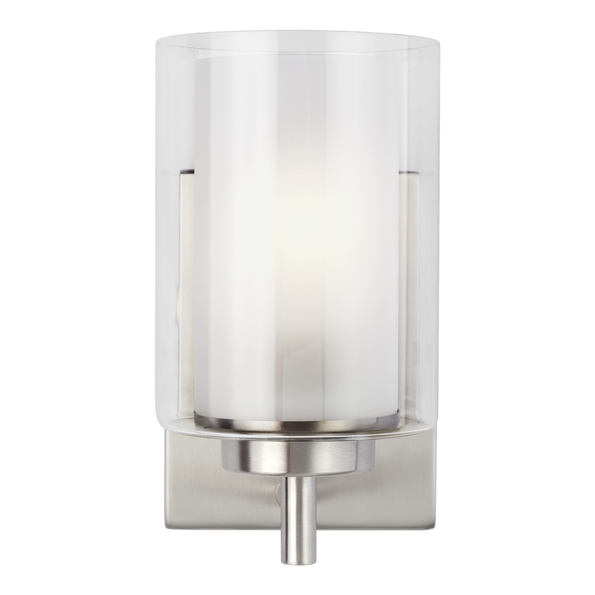 Elmwood Park 8" Bath Sconce, Brushed Nickel Finish - Bees Lighting