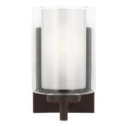 Elmwood Park 8" LED Bath Sconce, Bronze Finish - Bees Lighting