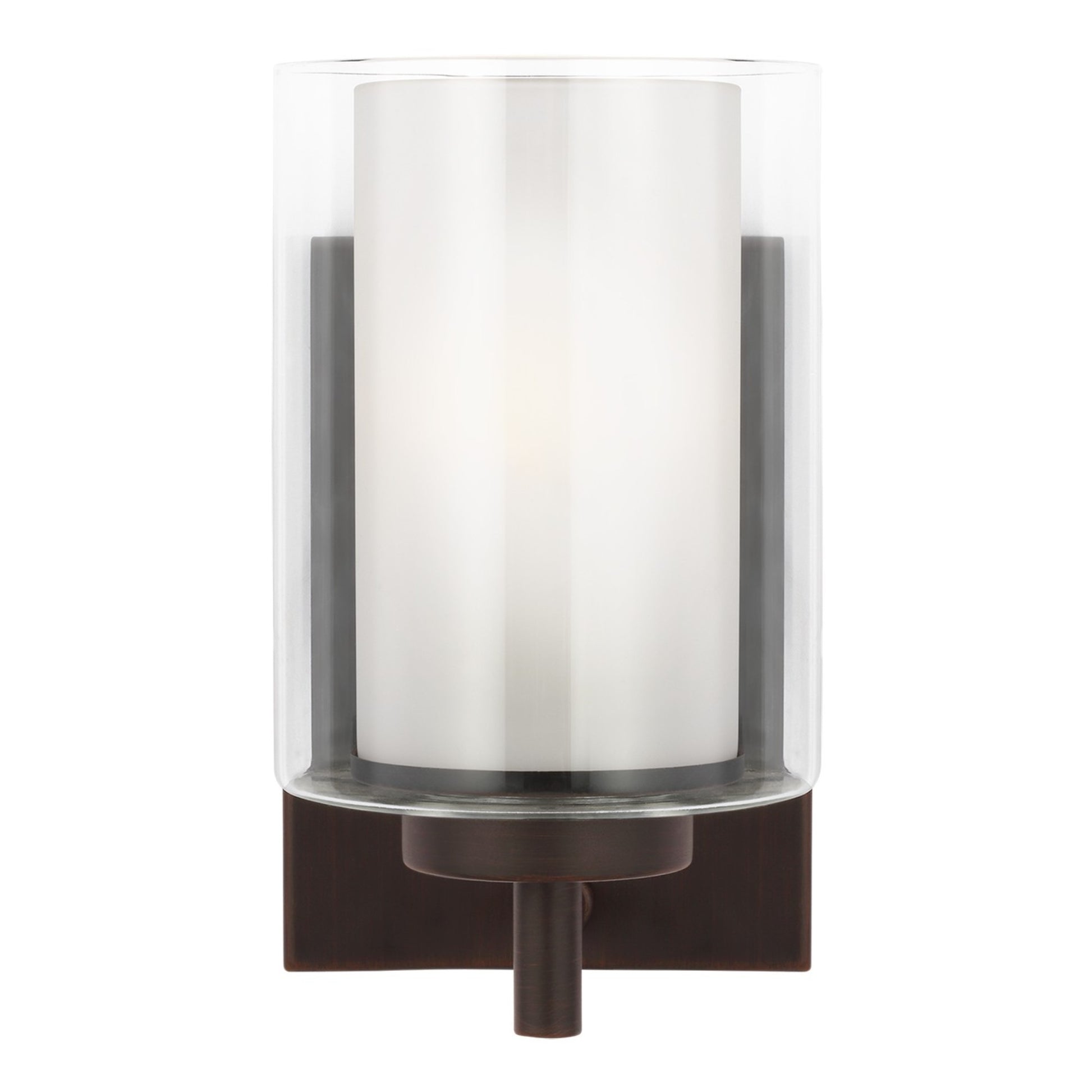 Elmwood Park 8" LED Bath Sconce, Bronze Finish - Bees Lighting