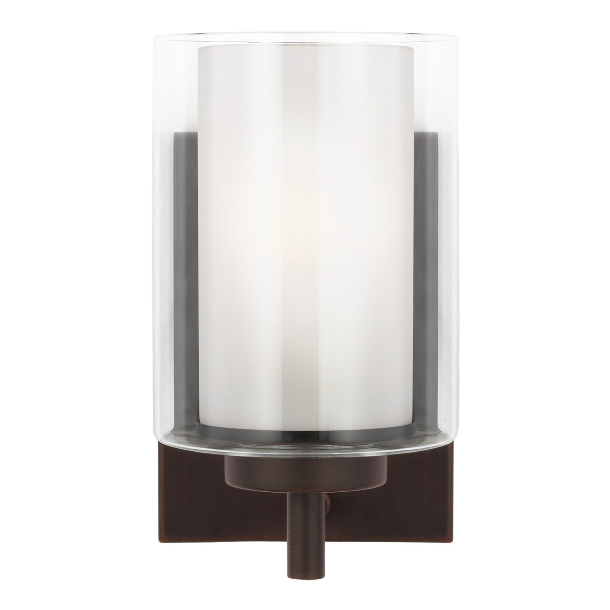 Elmwood Park 8" LED Bath Sconce, Bronze Finish - Bees Lighting